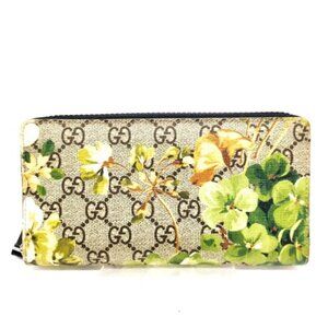 Gucci Long Wallet Green PVC 2267510